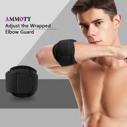 1Pcs Tennis Elbow Brace  & Volleyball Golfer's  Pain Relief with Compression Pad, Wrist Sweatband，Knee Pad