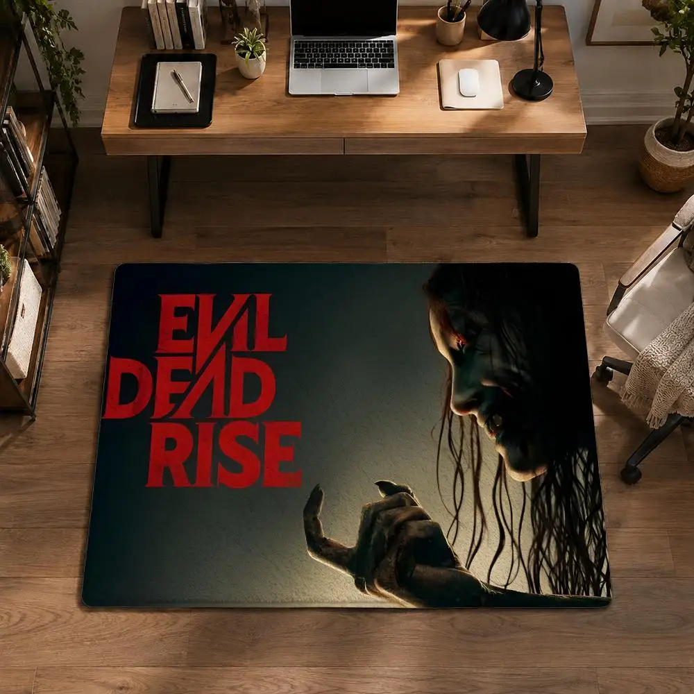 The A-A-E-Evil Anime D-Dead Floor Mat Flannel Non-Slip Washable Soft Rug For Bathroom Kitchen Bedroom Living Room Home Decor