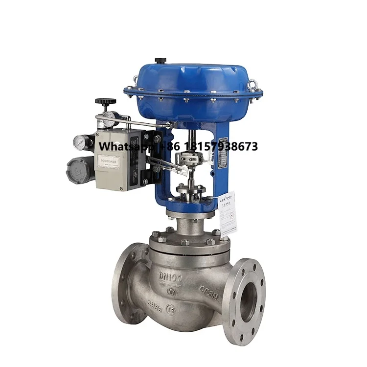 

Pneumatic Modulating Valve Stainless Steel 304 ANSI Class 150 with Smart Positioner 4-20mA Pneumatic Regulating Valve