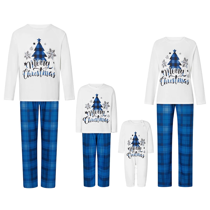Hirigin Family Christmas Pjs Matching Sets Baby Christmas Matching Jammies للبالغين والأطفال عطلة عيد الميلاد مجموعة ملابس النوم #6