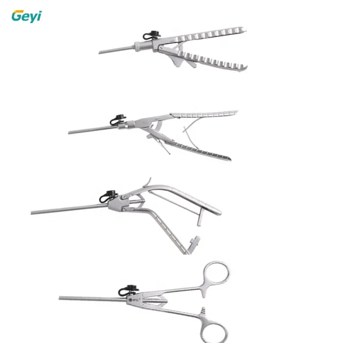 Geyi Surgical 5mm Reusable Gun-Shaped Needle Holder Forceps Laparoscopic Instrument