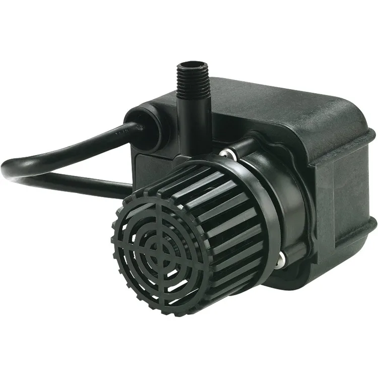 

PE-1F-PW 115 Volt, 1/125 HP, 170 GPH Submersible Direct Drive Fountain Pump with 15-Ft. Cord, Black, 566608