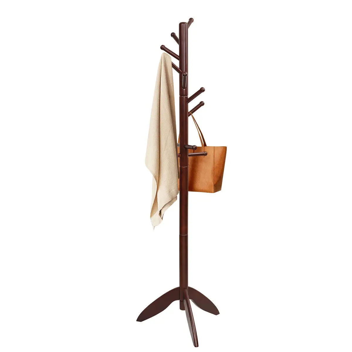 Imagem -04 - Autoportante Metal Tree Coat Rack Hat Hanger Hook Bronze Hanger para Roupas us