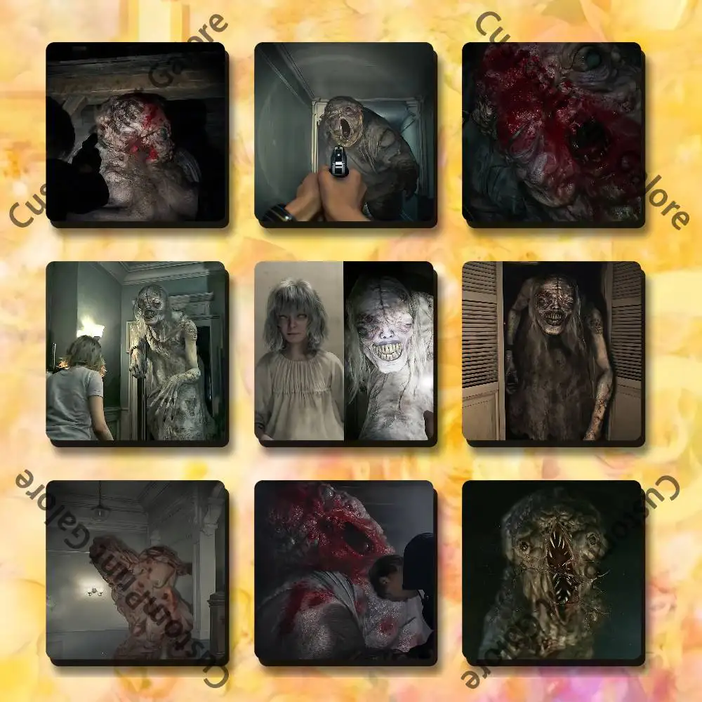 

R-Requiem Horror Chunk R-ResidentS Soft Magnetic Refrigerator Magnets 5.5,7.5cm Personalized for DIY Kitchen Office Decorative