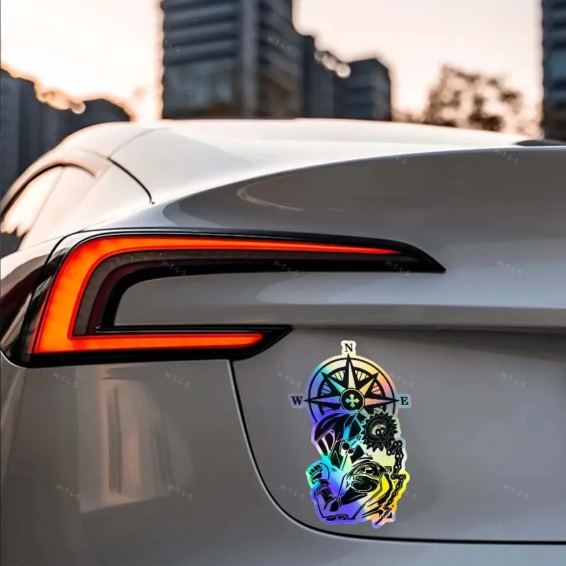 

Наклейка-компас «Молящийся мотоциклист», 1 шт., водонепроницаемая виниловая наклейка для мотоциклов, скутеров, окон автомобилей