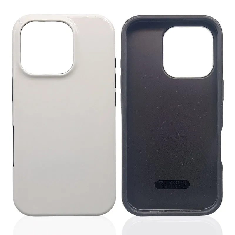 

Оптовая цена. 3D-чехол для телефона 2-в-1 с покрытием, подходит для чехлов серии iPhone 16 Pro. 20 штук/лот.