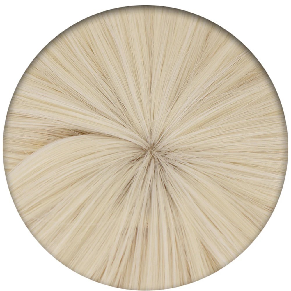 Klee Cosplay Blonde Pigtails Wig Klee Heat Resistant Synthetic Hair Halloween Party Wigs + Wig Cap