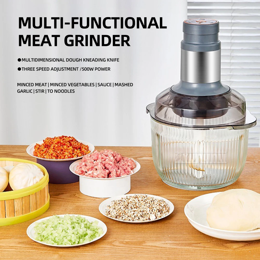 가정용 고기 분쇄기 전기 푸드 초퍼 다기능 주방 액세서리 요리 도구