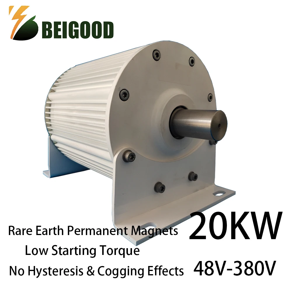 Gerador de Turbina Eólica Gearless Alternadores ac de Ímã Permanente Uso para Turbina de Água Motor Diesel 20kw 48v230v
