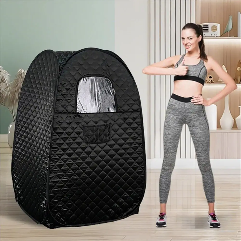 Portable Home Steam Sauna Tent - 1200W Therapeutic Detox Relaxation with Remote Control