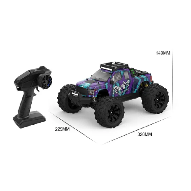 2.4g Full Proportional รีโมทคอนโทรล Professional Rc สี่ล้อไดรฟ์มอเตอร์ไร้แปรงความเร็วสูง Off-Road Drift Racing รถ
