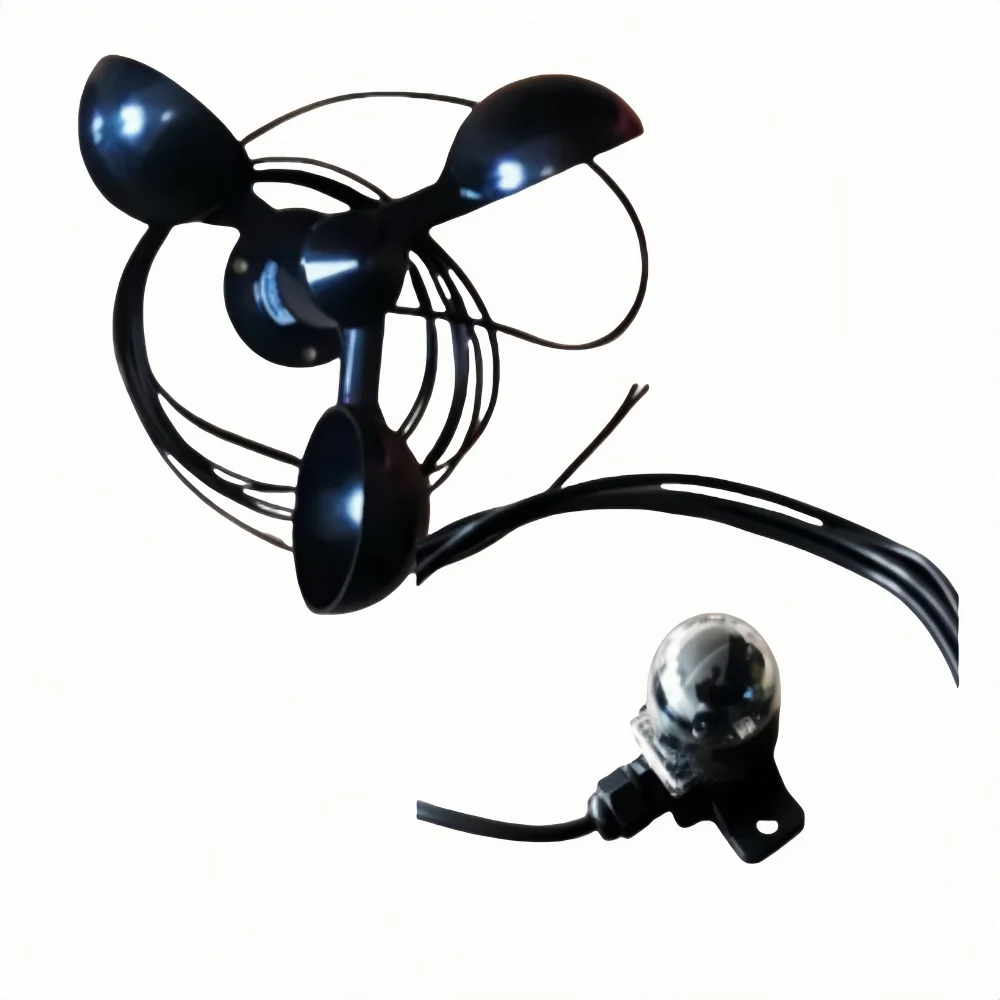 Solar controller single-axis and dual-axis wind speed sensors and tracking sensors