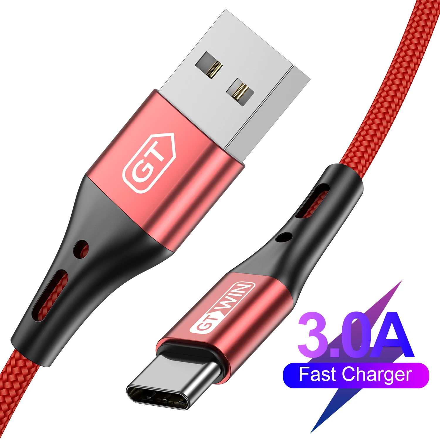 GTWIN USB Type C Cable Data Cable For Iphone Samsung Huawei Xiaomi POCO Fast Charge USB C Mobile Phone Charging Type C USB Cord