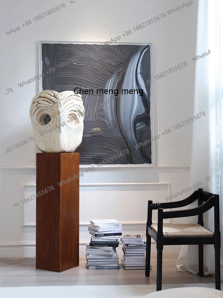 Medieval sculpture ornament living room hotel lobby floor decoration fiberglass owl-shaped artwork