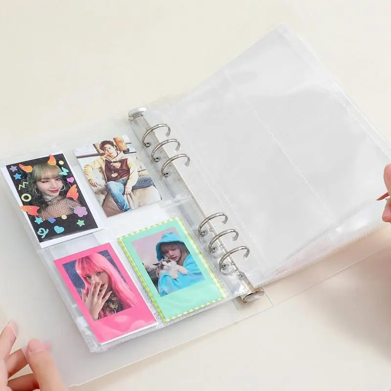 Kpop Album Binder 3 Inch Waterproof A5 Refillable Photo Album Kpop Fans Photocard Album Students Binder For Postcards Business