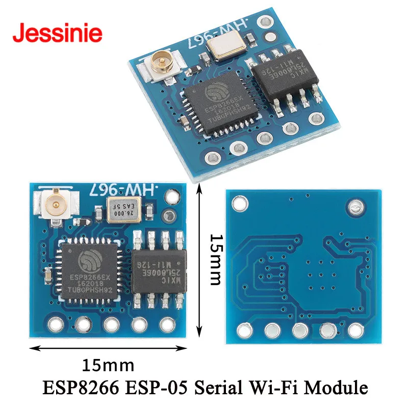 10pcs/1pc ESP8266 ESP-05 Serial Wi-Fi Wireless Module ESP05 Remote Wireless Communication and Control Internet of Things IoT