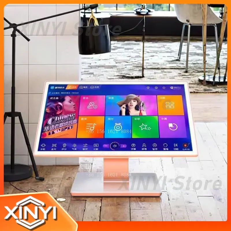 Professional Karaoke Player for KTV with AI Function WiFi 22 Inch Touch Screen Dual System 8TB Voice Song Ordering Singing