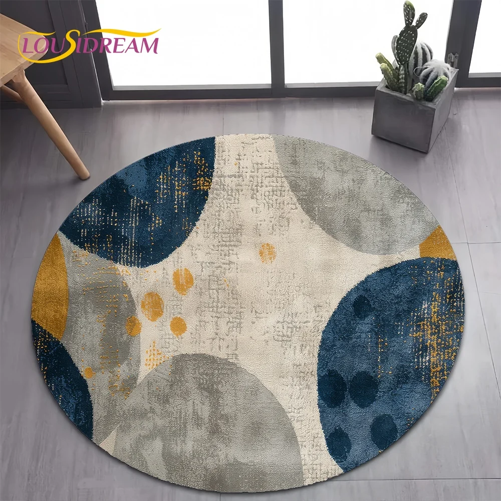 Round Carpet – Modern Style Rug for Bedroom, Living Room & Pet Decor, Versatile Floor Mat
