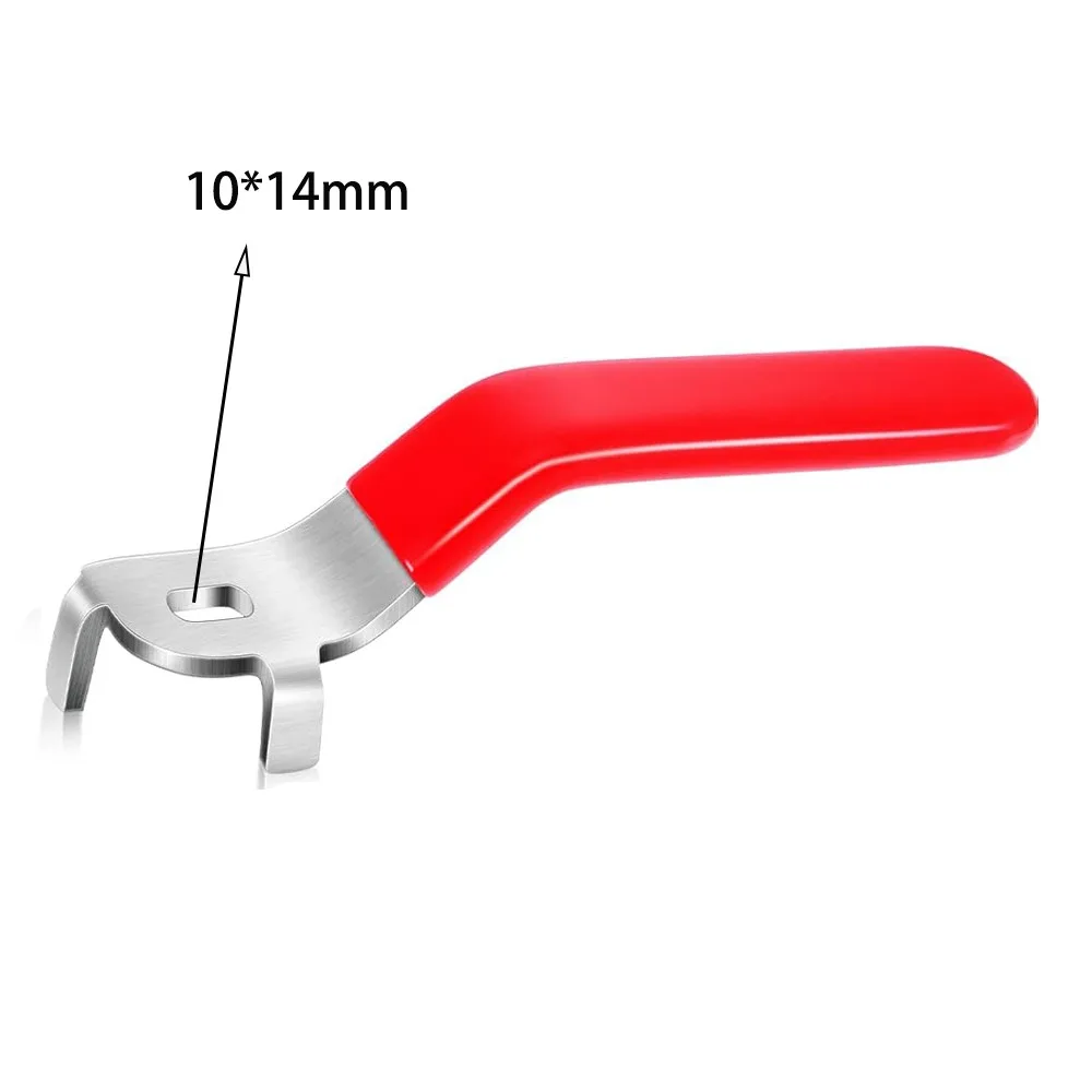 Chrome Plated Ball Valve Handle Corrosion Resistant Multi-functional Water Valve Wrench Universal Lever Handle Plumbing