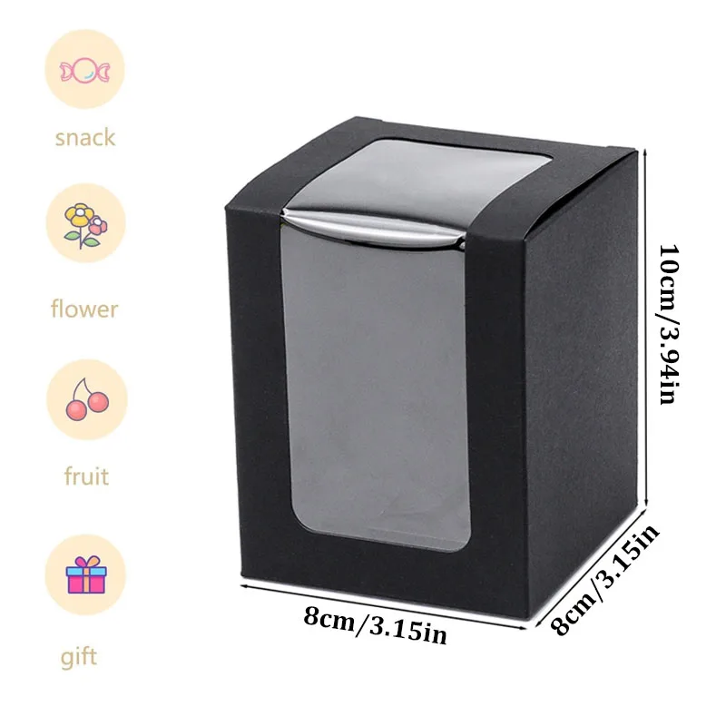 10/20 Stück transparente Geschenkverpackungsbox, Aromatherapie-Box, geeignet für Partys, Hochzeiten, Geburtstage und alle anderen Anlässe – Detail 5