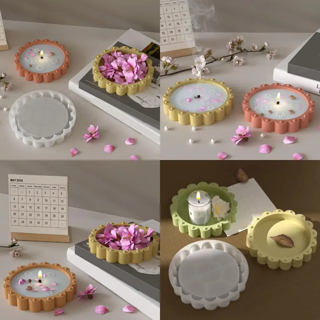 

Lace Beaded Silicone Mold For Resin Art Jewelry Storage Tray Home Decoration