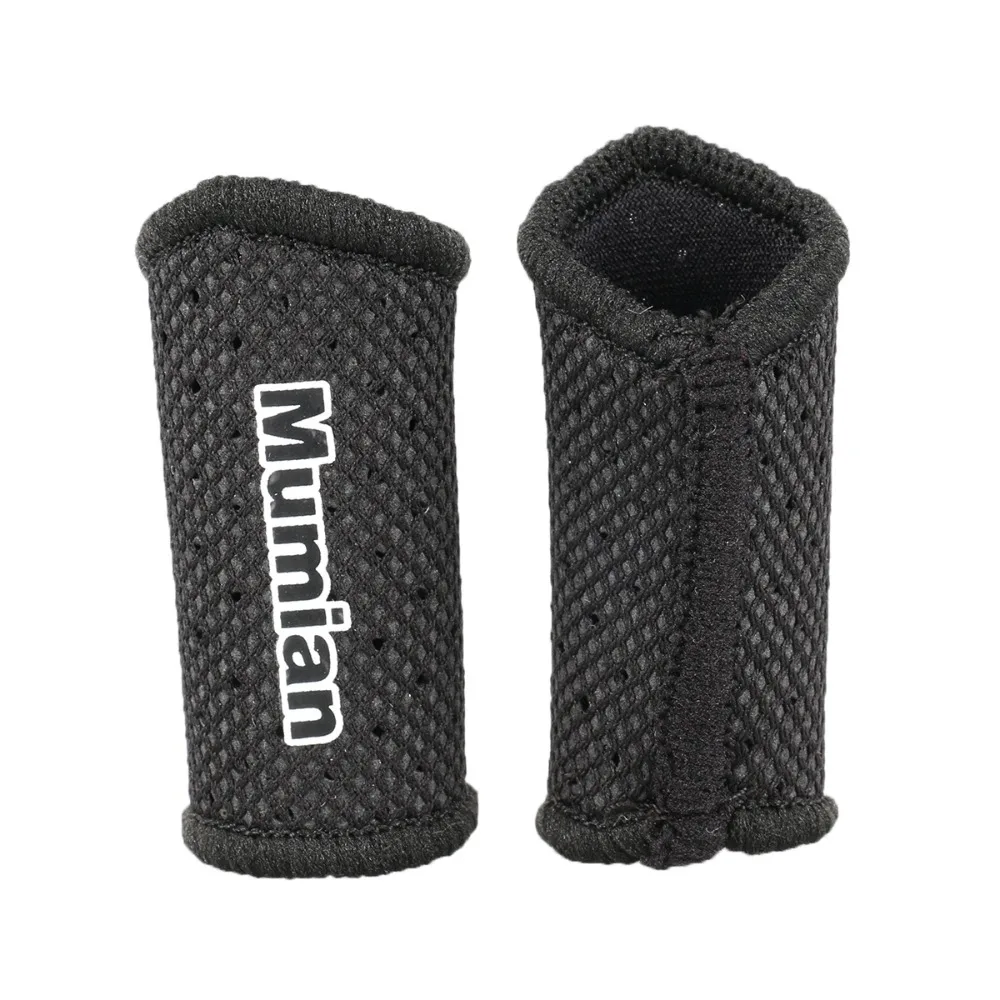 2Pcs Finger Support Elastic Finger Sleeve Mesh Breathable Finger Support Band Wear-resistant Finger Protection Guard