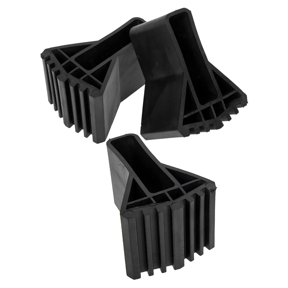 3Pcs Step Ladder Foot Pads Nonslip Ladder Protectors Ladder Leg Covers Rubber Anti-skid Ladder Feet Bottom Covers