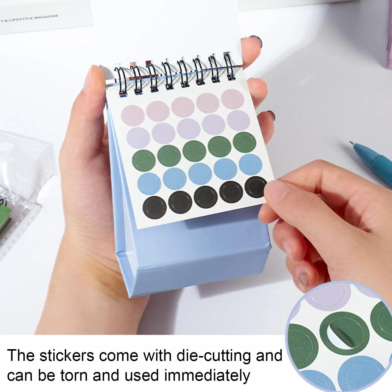 

Mini Pocket Calendar Jan. 2026 To Jul. 2027 Planner Small Desktop Calendar Flipping Pages Standing Desktop Calendar With Sticker