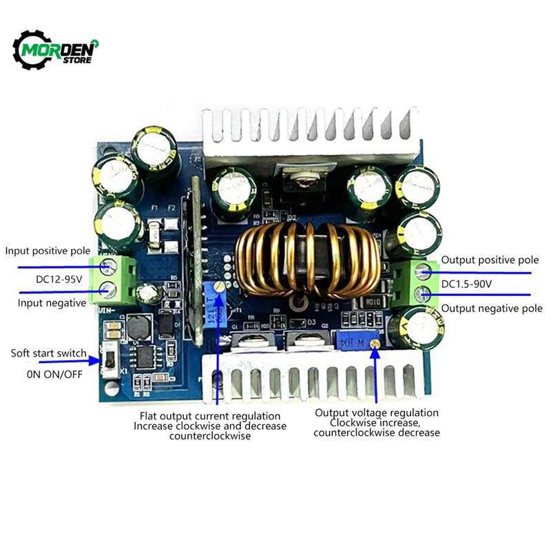 500W/15A  Buck Converter Step Down Module Constant Current LED Driver Power Step Down Voltage Module Power Supply