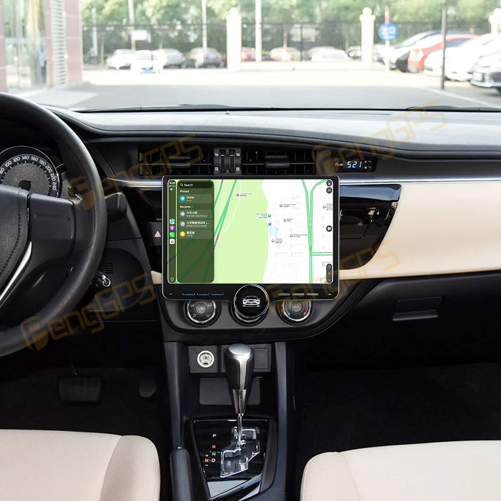 Car Accessories Radio For Toyota Corolla 2014-2017 Android Auto GPS Navigation Multimedia Stereo Receiver Head Unit Offline Maps