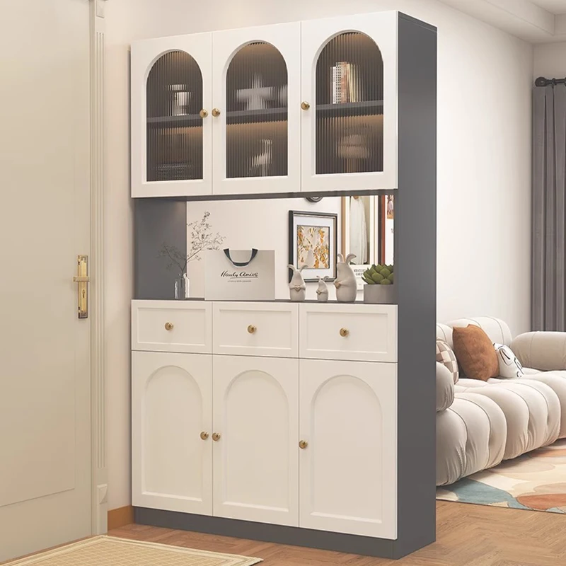 ^-^Wood Storage Living Room Cabinets Decor Storage Filing Shelf Shoe Cabinets Drawers Mid Century Modern Vitrina Trend