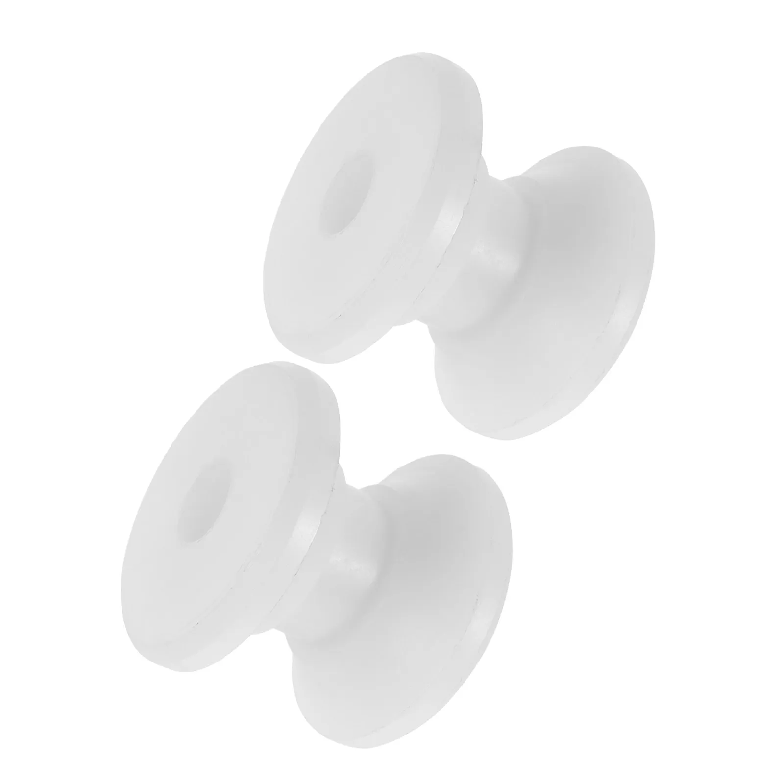 

2Pcs Boat Anchor Rollers White Nylon Shock Resistant Replacement Bow Docking Guide Marine Accessory Smooth Chain Launching