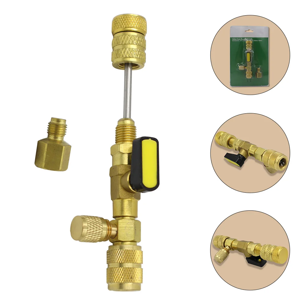 Valve Core Disassembler Valves Remover Removing Tool Hvac Tools Converting Adapters