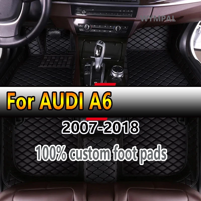 

Car floor mats for AUDI A6 Wagon 2007 2008 2009 2010 2011 2012 2013 2014 2015 2016 2017 2018 Custom auto foot Pads