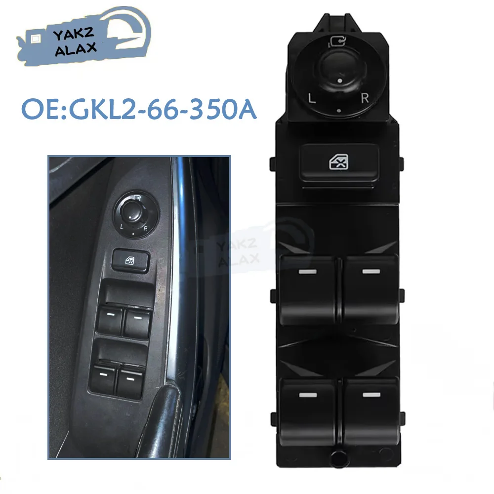 

Window Control Switch for Mazda 6 2014 2015 2016 14+12Pins LHD Electric Power Glass Lifter Button GKL2-66-350A FST-MA-1065