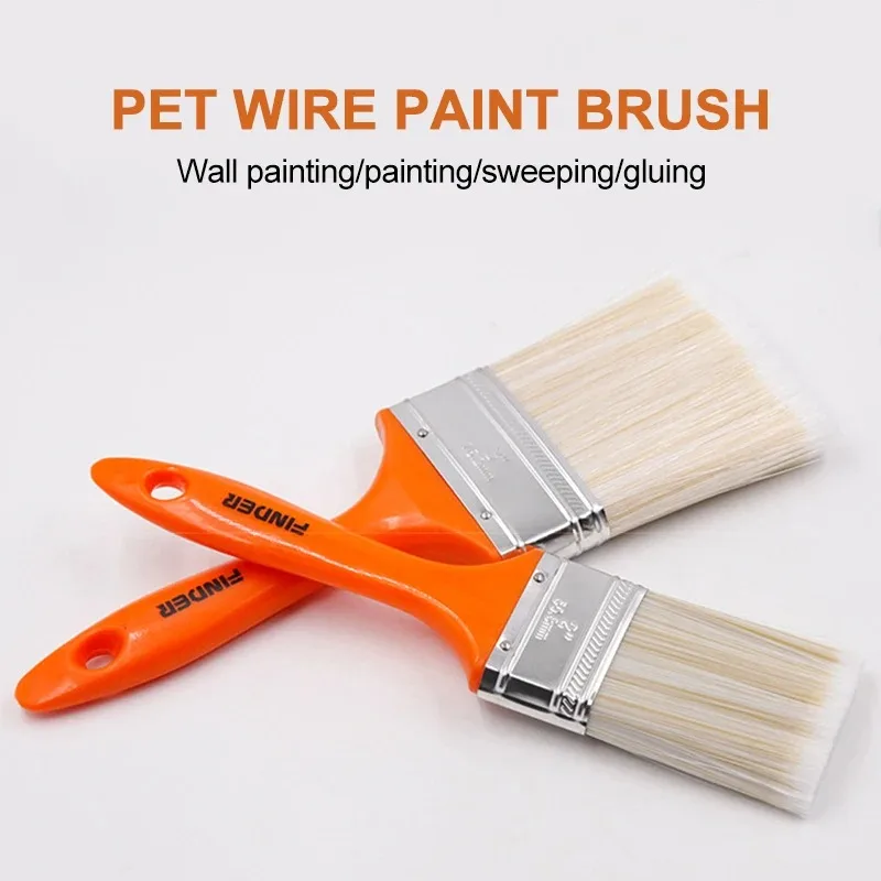 Home Improvement Wall Paint Brush PET Soft Bristle Durable Cleaning Brush ABS Handle Home Decoration Oil Painting Brush Tools