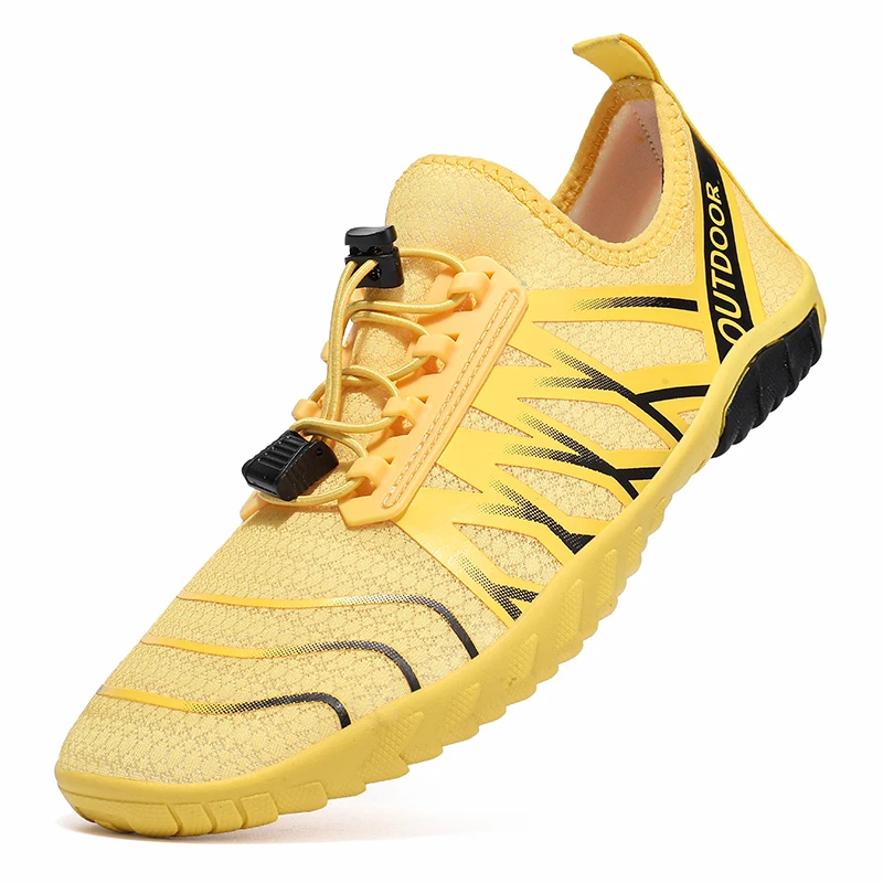 Summer Men Women Outdoor Upstream Wading Shoes Beach Barefoot Swimming Shoes Non-slip Breathable Unisex Fitness Aqua Shoes