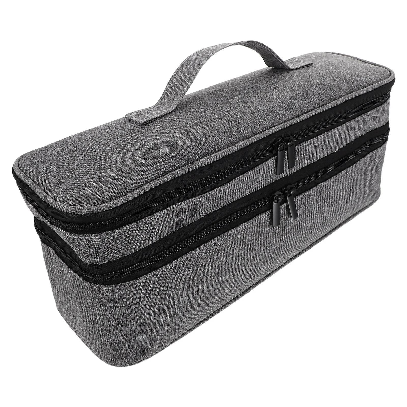 

Hair Dryer Travel Bag Double-Layer Organizer Portable for Styler Attachments and Hot Tools Storage Hair Dryer Travel Bag