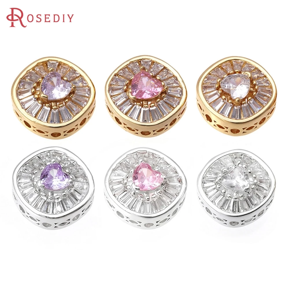 

4 шт., 18-каратное золото, латунь и циркон, квадратные бусины-разделители, браслеты, высокое качество, ожерелье «сделай сам», серьги, аксессуары для изготовления ювелирных изделий