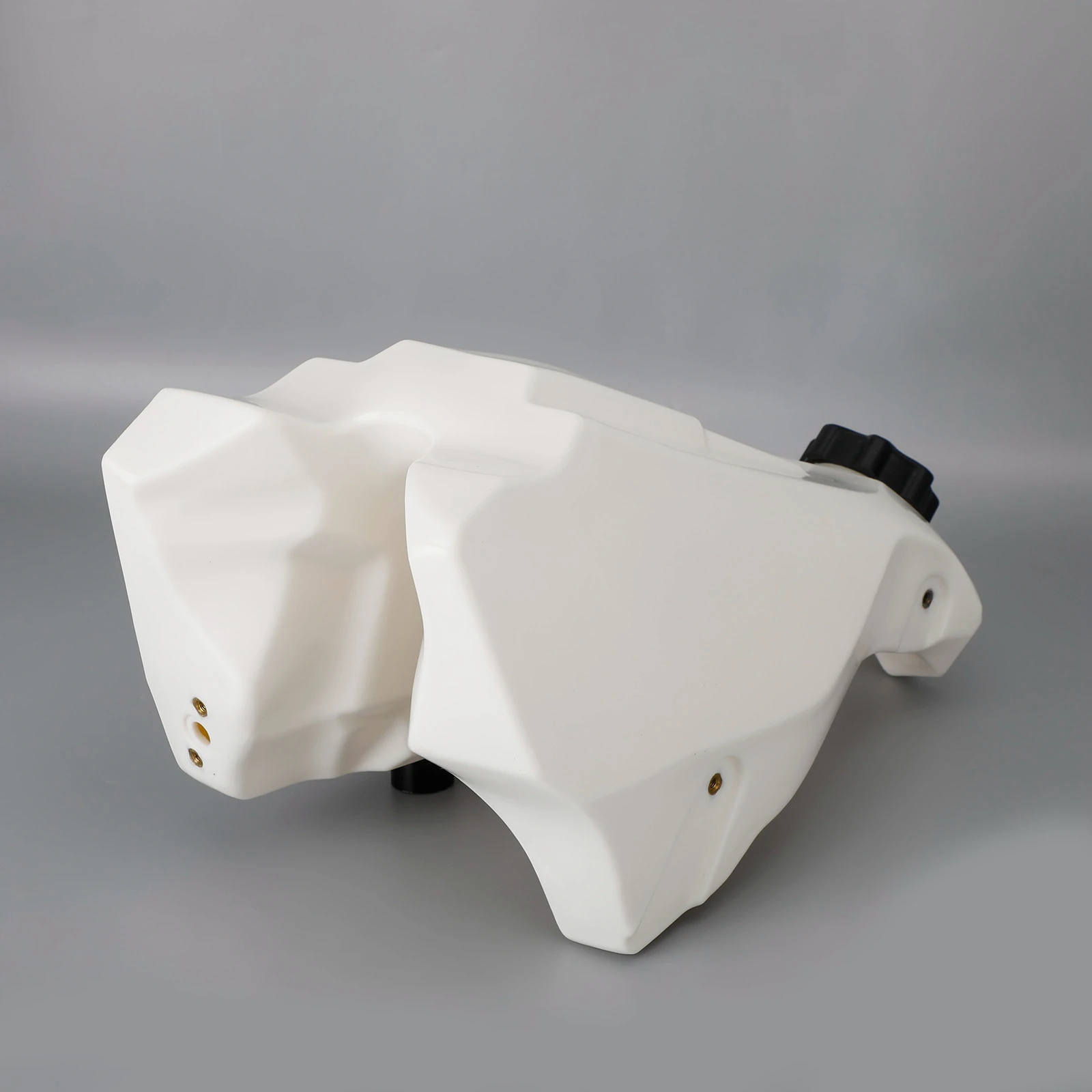 Areyourshop Gas Fuel Tank & Cap & Petcock Kit White For Honda CR500R 89-01 CR125 CR250 88 89