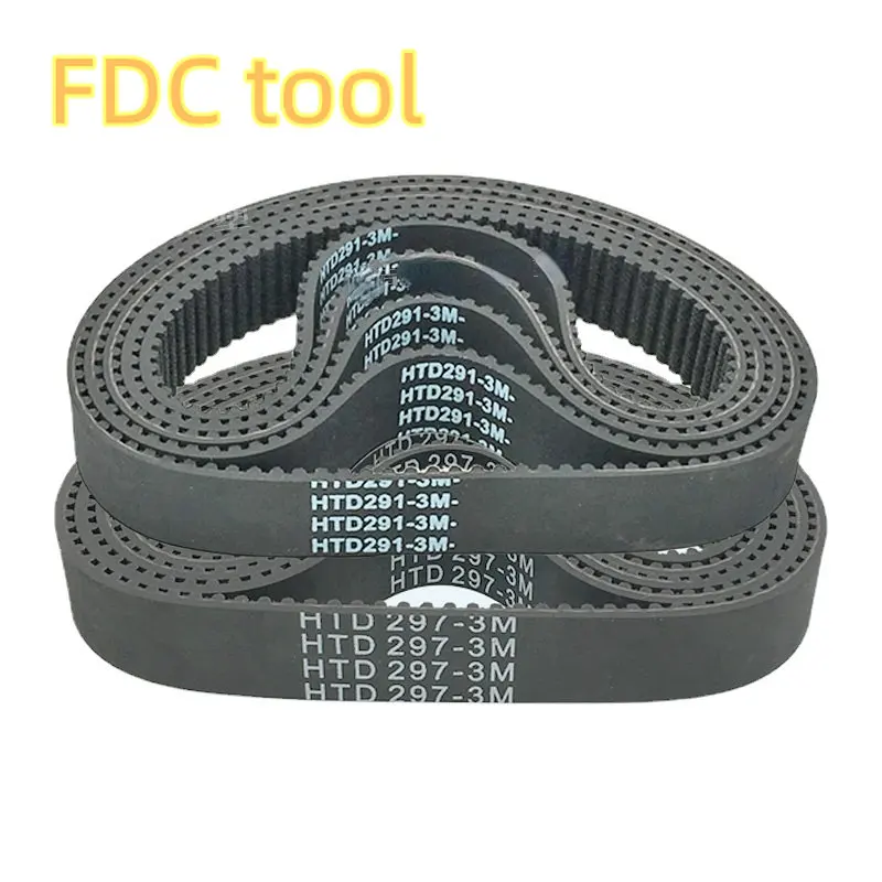 Rubber synchronous belt HTD3M-576 /579/582/585/588/597/600/603/606 609 612 -3M transmission belt