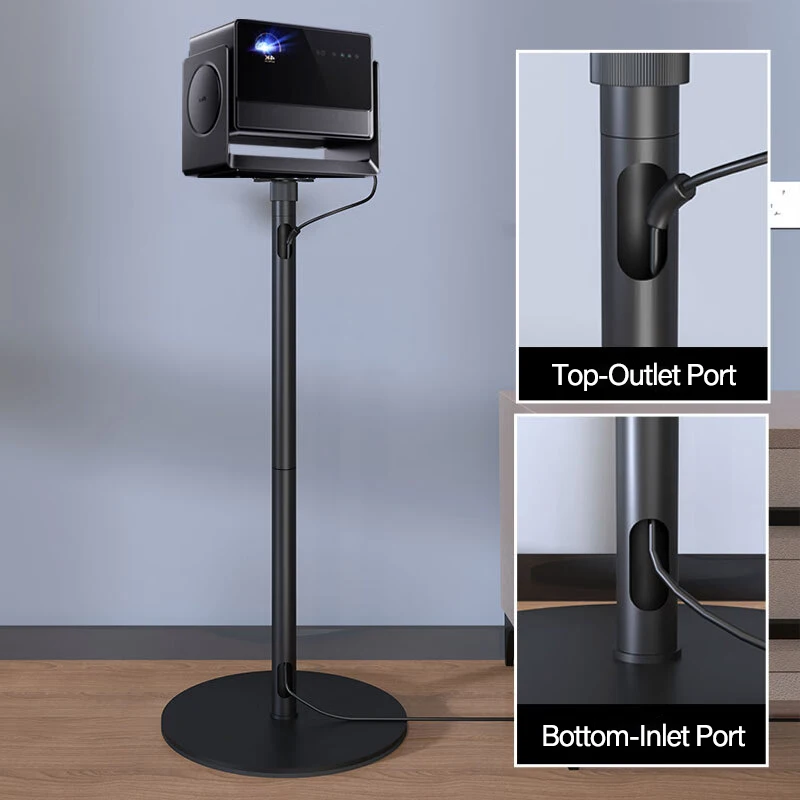 حامل جهاز عرض عالي التحمل، رف بجانب السرير قائم على الأرض لـ Dangbei S7 Ultra Max حامل رفع عمودي مخصص