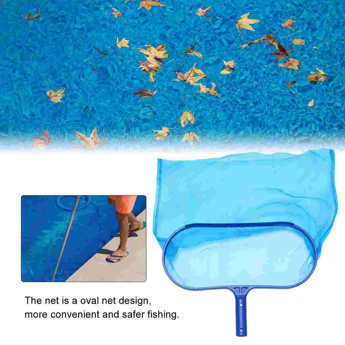 Swimming Pool Scoop Net Pool Water Leaf Landing Net Portable Mesh Filter for Home Pool Cleaning Aquarium