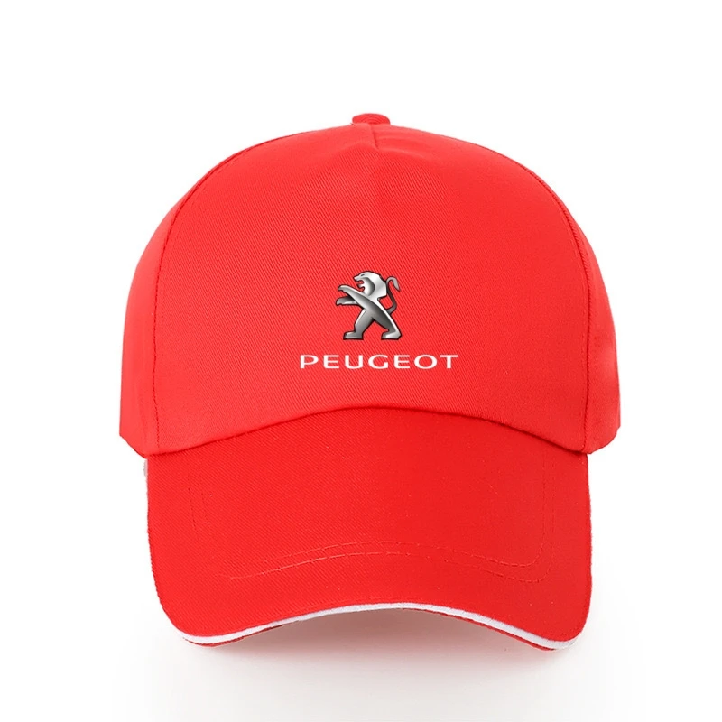 Fashion Women Men Baseball Caps Female Male Sport Cap Sun Hat for Peugeot Logo 108 406 407 408 206 207 208 306 307