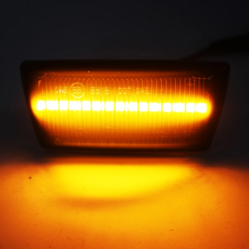 Clignotant dynamique à LED, indicateur latéral, lampe de marqueur, Opel Adam Astra H, GTC, VPoly Corsa D, Holden Barina, 2 pièces