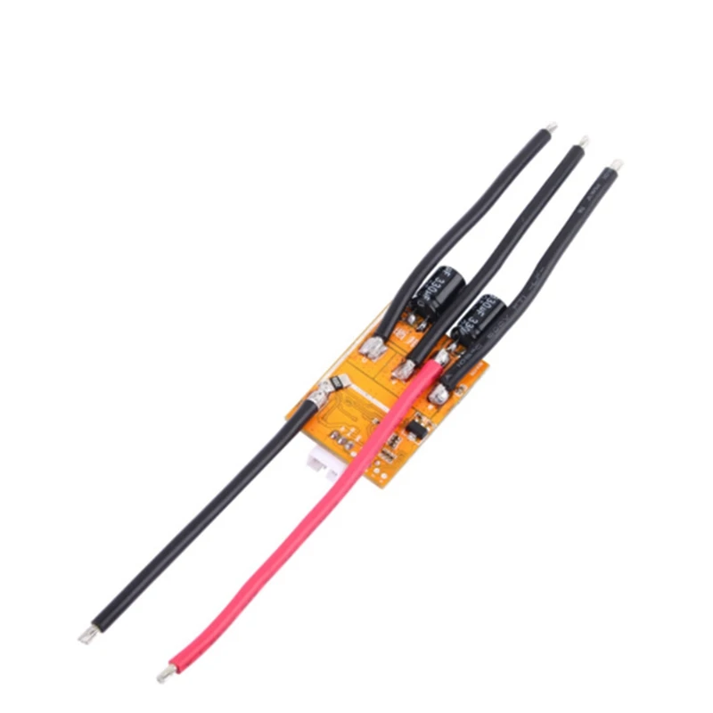 1 Piece Three-Phase Brushless And Hall-Free DC Motor Controller 7-24V DC Motor ABS BLDC ESC With Potentiometer Cooling