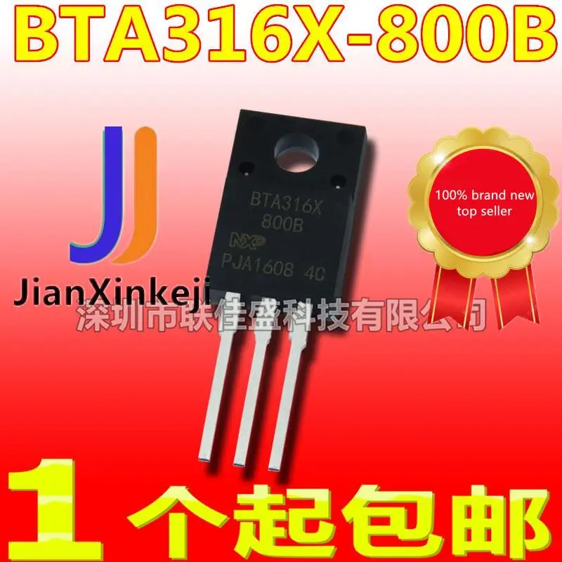 10 Chiếc 100% Orginal Mới Có Hàng BTA316X-800B BTA316X-800C 16A/800V TO-220F Triac