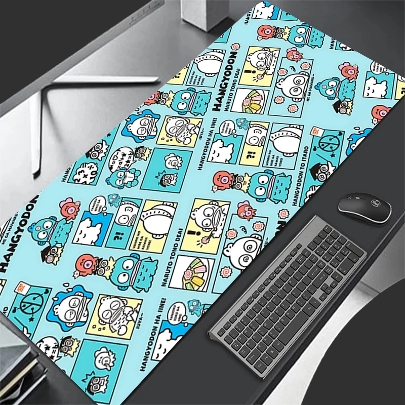 Pattern Game HD Mousepad Pad Rubber Mouse Pad Desk Gaming Non Slip Table Mat PC Gamer Cabinet Mousepad H-hangyodon Keyboard Pad