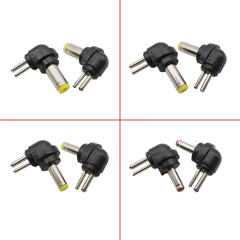 8 sztuk uniwersalne złącze wtykowe męskie DC 2 Pin wtyczki do ładowania zestaw końcówek adaptera 5.5x2.5/2.1/1.7/4.8x1.7/4.0x1.7/3.5x1.35mm — zdjęcie 6