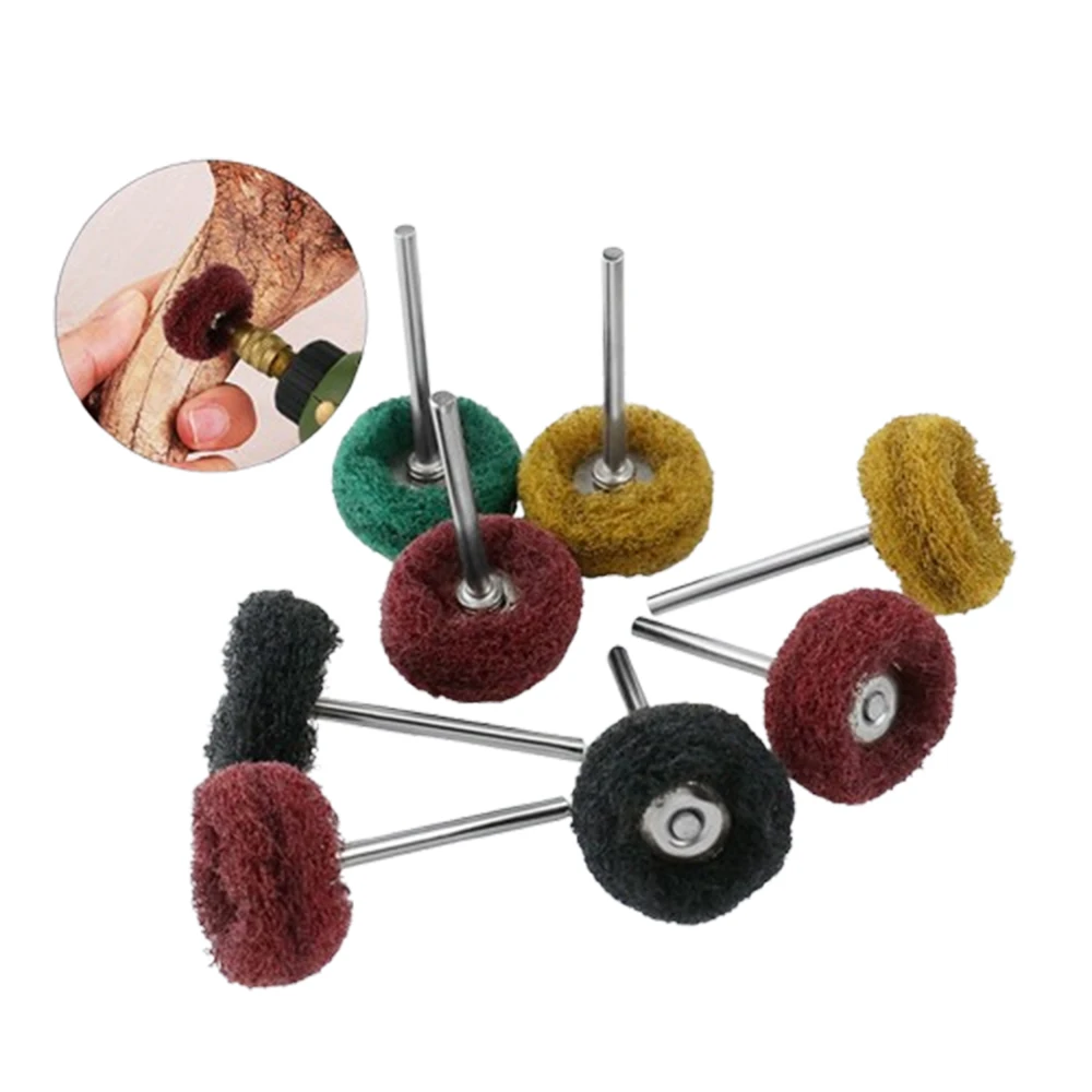 

20Piece Abrasive Buffing Polishing Wheel Set for Rotary Tools Scouring pad Mini Brush Polishing kit with 3mm Shank